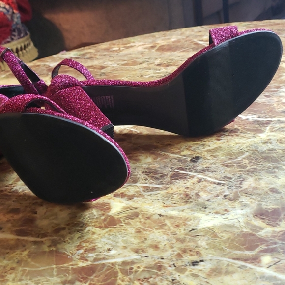 Berry Glitter Heels - Picture 3 of 6